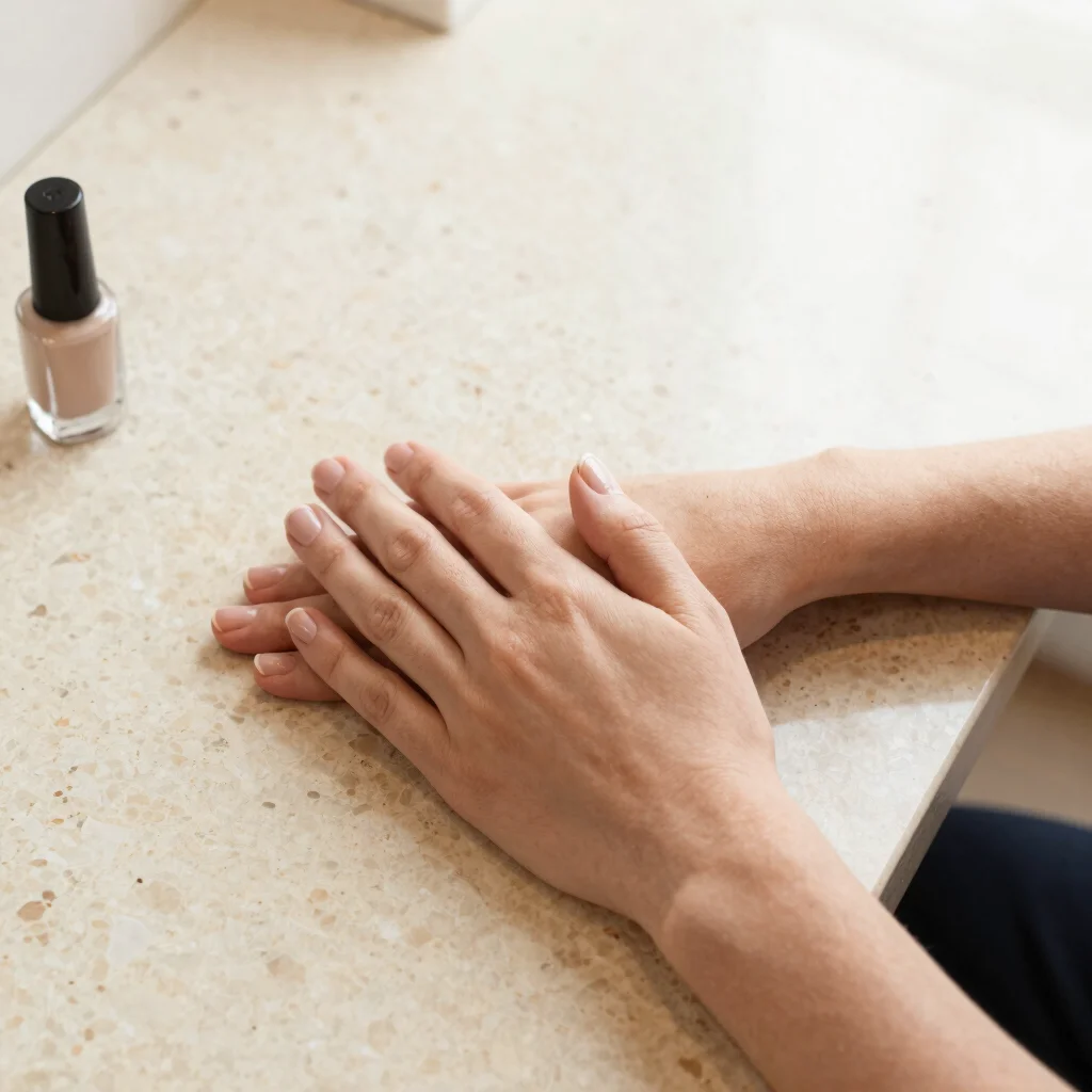 Warm Stone Luxe Manicure